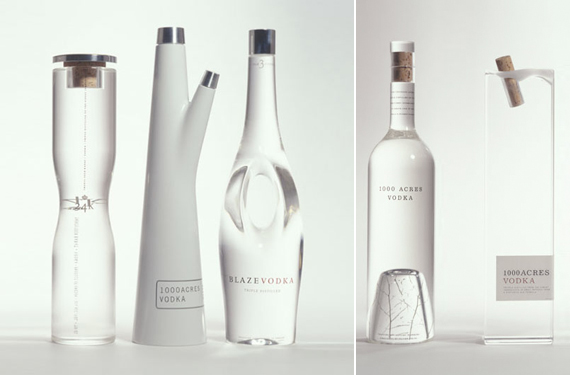 Уникальные дизайнерские решения водочных бутылок